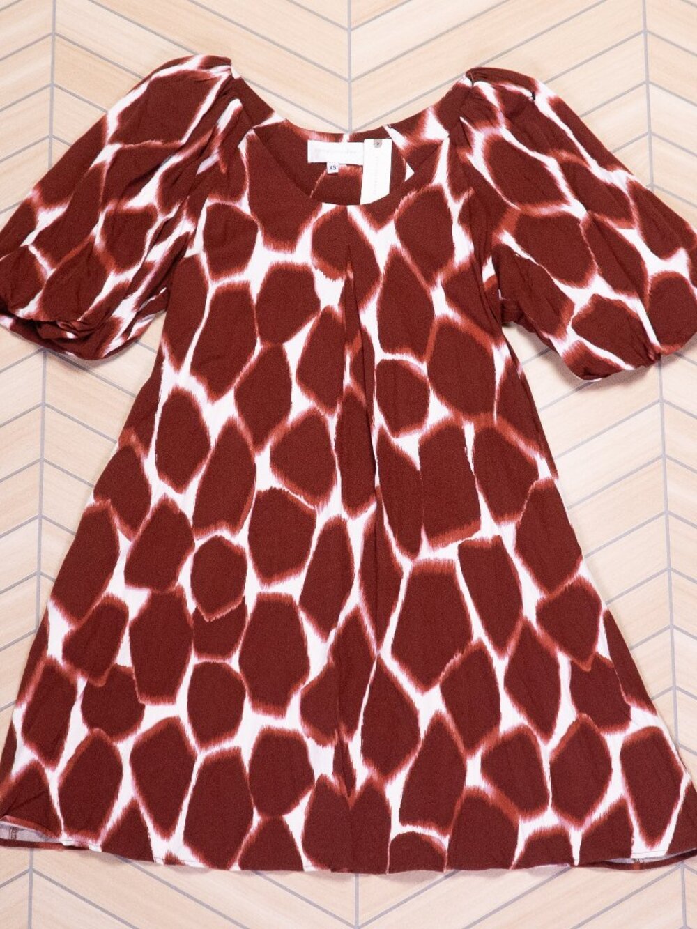 NWT Anthropologie Corey Lynn Calter Giraffe Tunic Dress
